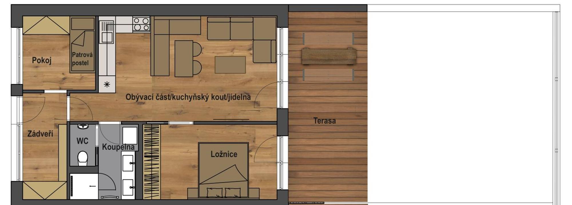 Barth Holiday - Ricky V Orlickych Horach Ricky (Hradec Kralove) Exterior foto